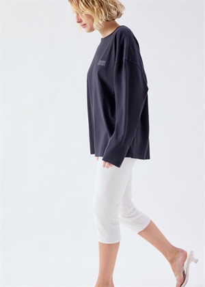 Gixy oversize bluse Sort American Vintage 